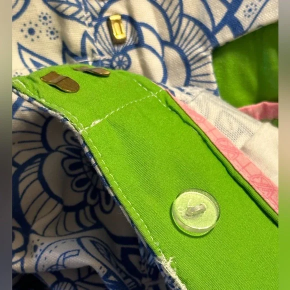 *FINAL PRICE* Lilly Pulitzer Palm Beach Fit Blue and White Floral Shorts - Picture 4 of 9